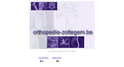 Desktop Screenshot of orthopedie-zottegem.be